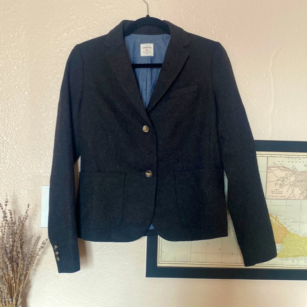 Gap Charcoal Academy Blazer